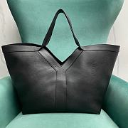 YSL Why Tote Underarm Shopping Bag Black Size 37 x 23 x 33 cm - 5