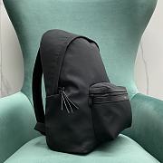 YSL Saint Laurent Backpack Black Size 30 x 14 x 42 cm - 6