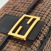  Fendi Sequin Baguette Bag Brown Size 28 x 6 x 15 cm - 5