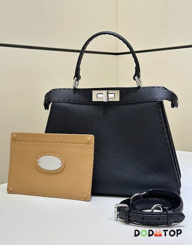 Fendi Peekaboo Medium Bag Black Size 33 × 12 × 25 cm - 1