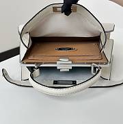 Fendi Peekaboo Medium Bag White/Orange Size 33 × 12 × 25 cm - 4