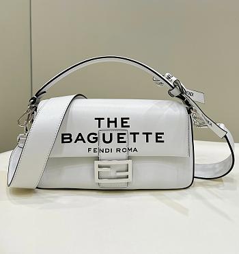 Fendi By Marc Jacobs Medium White Bag Size 26 × 5 × 15 cm