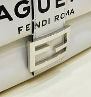 Fendi By Marc Jacobs Medium White Bag Size 26 × 5 × 15 cm - 2