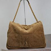 YSL Saint Laurent Women's Jamie 4.3 Shoulder Bag Suade Brown Size 43 x 29 x 9 cm - 1