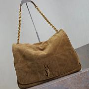 YSL Saint Laurent Women's Jamie 4.3 Shoulder Bag Suade Brown Size 43 x 29 x 9 cm - 6