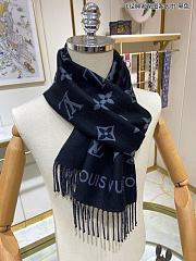 Louis Vuitton L Classic Old Flower Pattern Long Scarf  - 3