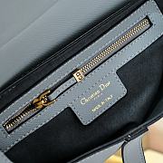 Dior CD Saddle Bag With Strap in Light Blue Size 25.5 x 20 x 6.5 cm - 2