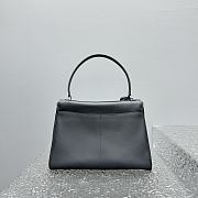 Balenciaga Rodeo Medium Gray Silver Bag Size 35 x 23 x 11 cm - 4