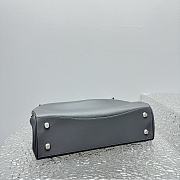 Balenciaga Rodeo Medium Gray Silver Bag Size 35 x 23 x 11 cm - 3