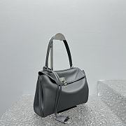 Balenciaga Rodeo Small Gray Silver Bag Size 29 x 20 x 10 cm - 2