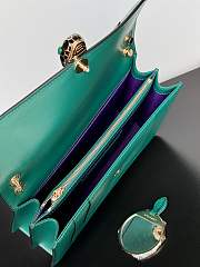 BVL Serpenti Forever Shoulder Bag Green Size 27 x 7 x 18 cm - 6