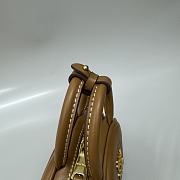 Miumiu Half Moon Shell Bag Caramel Size 17 cm - 6