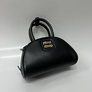 Miumiu Half Moon Shell Bag Black Size 17 cm - 5