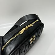 Miu Miu Matelassé Shoulder Bag Black Size 25 x 7 x 12 cm - 4