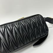 Miu Miu Matelassé Shoulder Bag Black Size 25 x 7 x 12 cm - 3