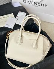 Givenchy Antigona Tote Handbag White Gold Size 22 x 20 x 13 cm - 1