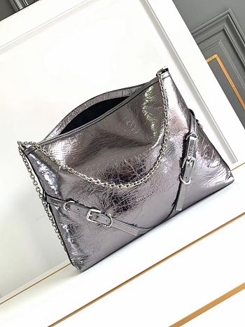 Givenchy Medium Voyou Bag Silver Size 40 x 27 x 6.5 cm