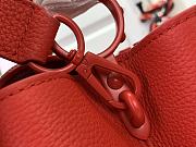 Louis Vuitton Capucines BB Handbag M48865 Red Size 17.3 x 9 x 27 cm - 2