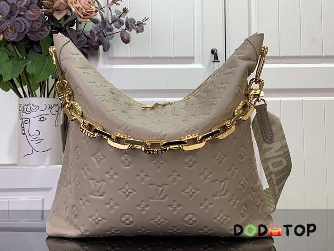 Louis Vuitton Coussin Hobo MM Handbag M12071 Taupe Size 38 x 33 x 10 cm - 1