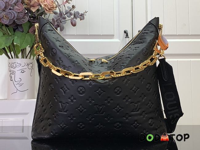 Louis Vuitton Coussin Hobo MM Handbag M12068 Black Size 38 x 33 x 10 cm - 1