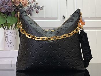 Louis Vuitton Coussin Hobo MM Handbag M12068 Black Size 38 x 33 x 10 cm