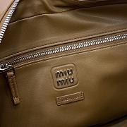  Miu Miu Pocket Nappa Leather Bag Brown Size 32 x 22 x 14 cm - 5