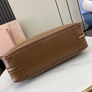 Miu Miu Leather Top Handle Bag Brown Size 34 x 23 x 12 cm - 5