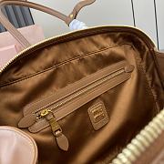 Miu Miu Leather Top Handle Bag Brown Size 34 x 23 x 12 cm - 4