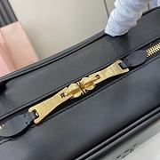 Miu Miu Leather Top Handle Bag Black Size 34 x 23 x 12 cm - 4