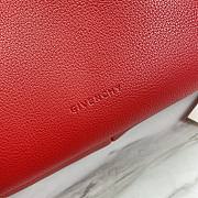 Givenchy G-Hobo Red Medium Leather Shoulder Bag Size 31 x 15 x 43 cm - 2