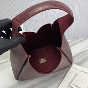 Givenchy G-Hobo Burgundy Medium Leather Shoulder Bag Size 31 x 15 x 43 cm - 6