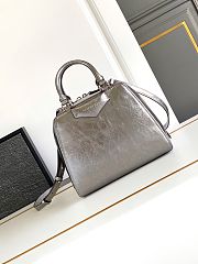 Givenchy Mini Antigona Cube Bag Silver Size 13 x 19 x 22 cm - 1