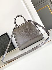 Givenchy Mini Antigona Cube Bag Silver Size 13 x 19 x 22 cm - 3