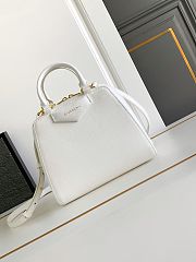 Givenchy Mini Antigona Cube White Bag Size 13 x 19 x 22 cm - 1