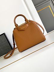 Givenchy Mini Antigona Cube Brown Bag Size 13 x 19 x 22 cm - 1