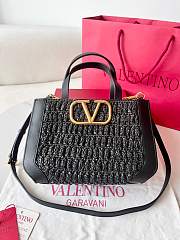 Valentino Vlogo Black Bag Size 27 x 11 x 8 cm - 1