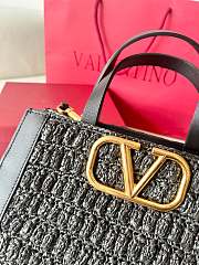 Valentino Vlogo Black Bag Size 27 x 11 x 8 cm - 3