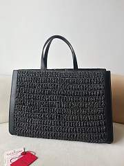 Valentino Tote Bag Black Vlogo Size 48 cm - 6