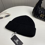 Chanel Wool Knitted Hat Black - 5