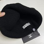 Chanel Wool Knitted Hat Black - 4