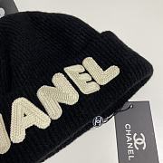 Chanel Wool Knitted Hat Black - 2