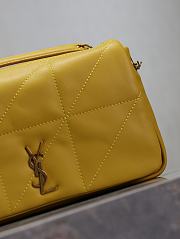 YSL Jamie 4.3 Mini In Lambskin Yellow Size 20 × 12 × 7 cm - 4