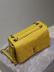 YSL Jamie 4.3 Mini In Lambskin Yellow Size 20 × 12 × 7 cm - 3