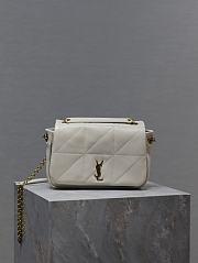 YSL Jamie 4.3 Mini In Lambskin White Size 20 × 12 × 7 cm - 1