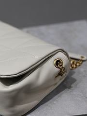 YSL Jamie 4.3 Mini In Lambskin White Size 20 × 12 × 7 cm - 6