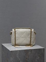 YSL Jamie 4.3 Mini In Lambskin White Size 20 × 12 × 7 cm - 3