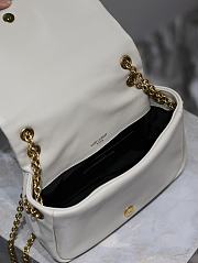 YSL Jamie 4.3 Mini In Lambskin White Size 20 × 12 × 7 cm - 2