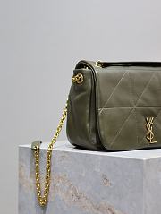 YSL Jamie 4.3 Small In Lambskin Green Size 25 × 16 × 9 cm - 5