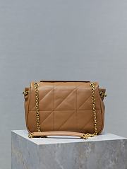 YSL Jamie 4.3 Small In Lambskin Brown Size 25 × 16 × 9 cm - 3