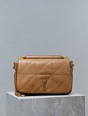 YSL Jamie 4.3 Small In Lambskin Brown Size 25 × 16 × 9 cm - 1